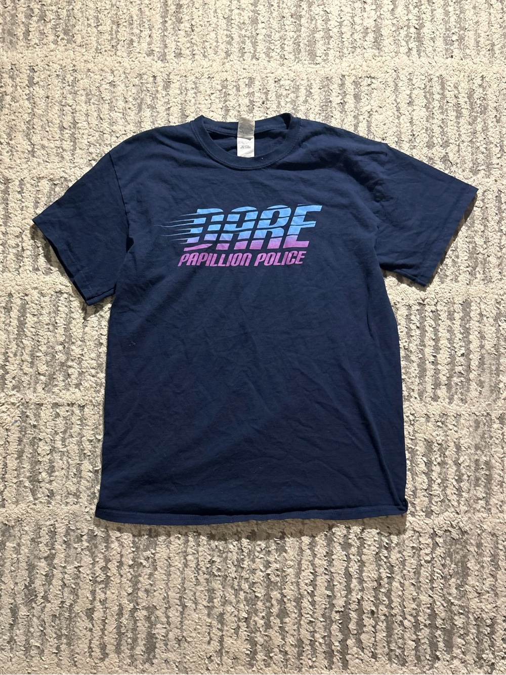 DARE Drug avoidance blue short sleeve tee tshirt size M